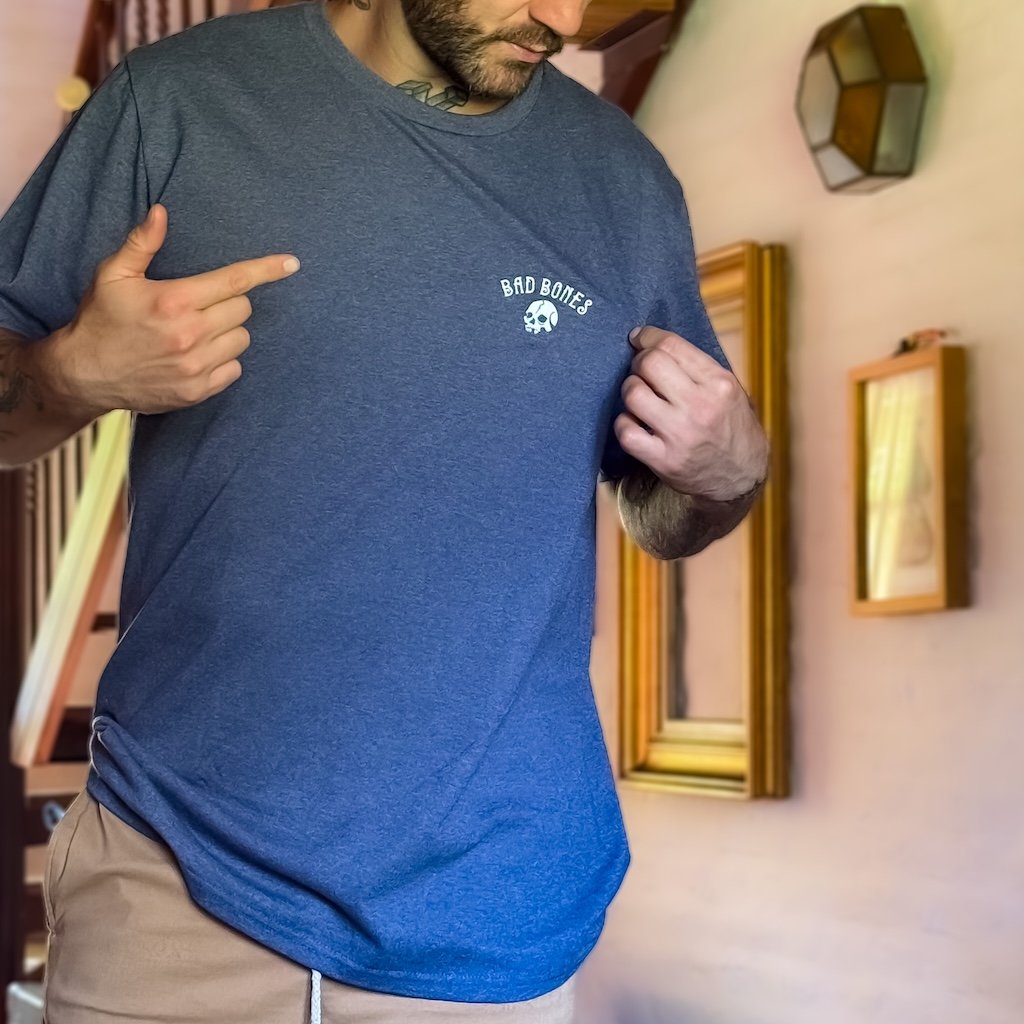 Remera Basic Azul Snow