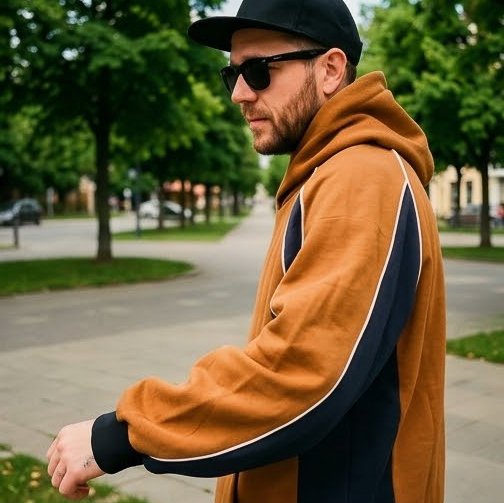 BUZO New Bones Camel/Blue