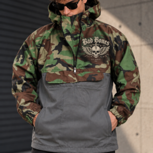 Anorak oversize militia  green bad bones